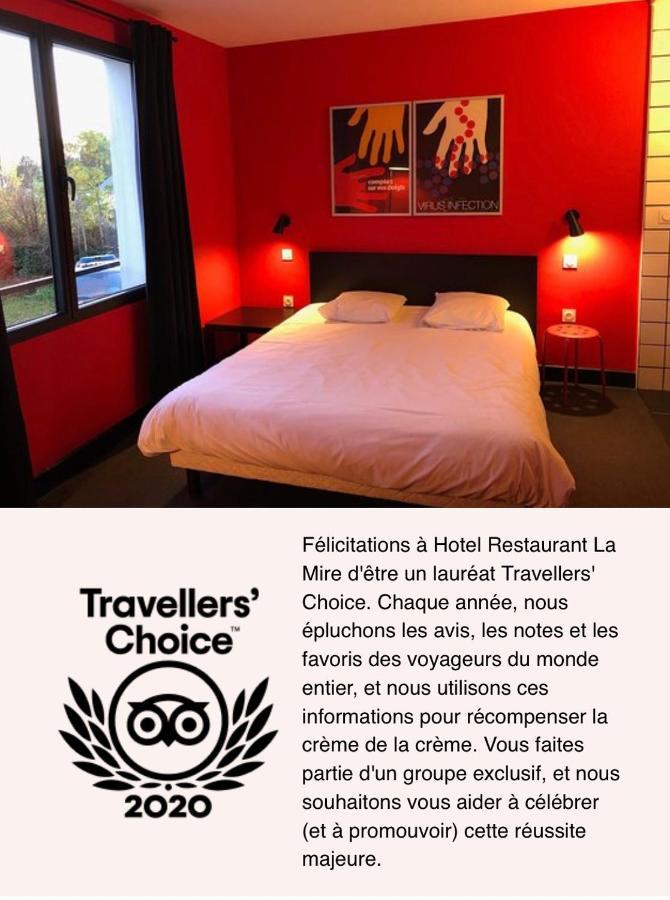 Logis - Hotel Restaurant La Mire Vierzon Bagian luar foto